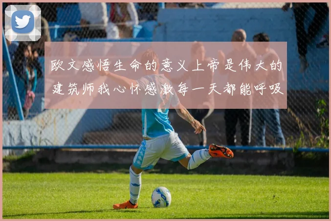 欧文感悟生命的意义上帝是伟大的建筑师我心怀感激每一天都能呼吸